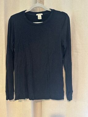 Matty M Black Long Sleeve Crewneck Sweatshirt